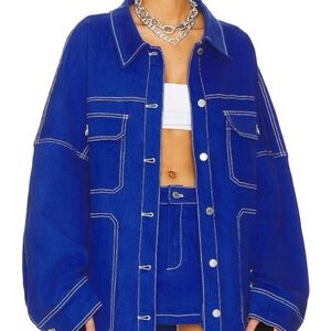 DLYN - Cooper Jacket and Skirt Set (Cobalt Blue)